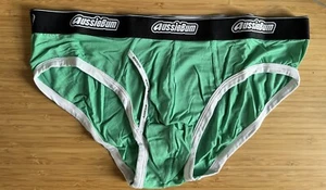 New aussieBum Essential Bamboo Briefs, Green, Extra Small - Picture 1 of 2