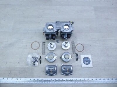 1974 Yamaha TX500 DOHC Y238-1) Keihin carburetors carbs set  - Image 1 of 4
