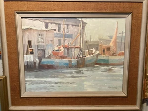 Marine Landscape, Oil On Board. By: Jack Coggins - Picture 1 of 5