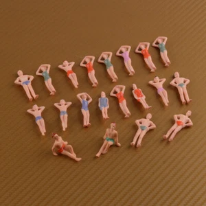 Dekor 20 x 1:50 Gemaltes Modell Badebekleidung Mensch Figur O Layout Pose Sommer - Bild 1 von 2