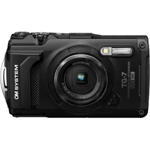 OM SYSTEM Tough TG-7 Digitalkamera (schwarz) - KOSTENLOSER LI-92B Akku! - Bild 1 von 5