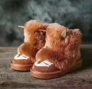 New Ugg Kids Zip Fox Boots Chesnut Colour 5/6 - Bild 1 von 6