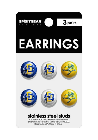 South Dakota State Jackrabbits Stud Earrings Cover