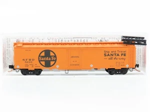 N Scale Micro-Trains MTL 52050 SFRD Santa Fe 52' Steel Express Reefer #5033 - Picture 1 of 8
