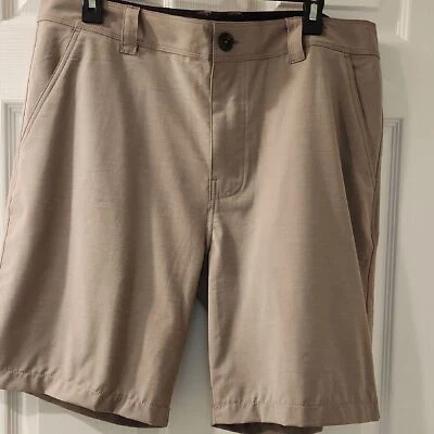 PrAna Breathe Tan Flat Front Shorts Men's Size 36 - Image 1 of 4