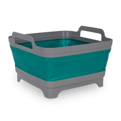 Camping Spülwanne Silikon faltbar - 10 L - Festival Falt Spül Wasch Schüssel - Bild 1 von 4