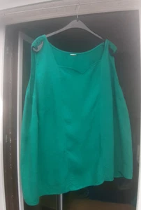 Elegantes Cupro Damen Top smaragdgrün 54 - Bild 1 von 4