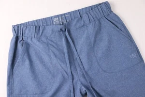 Albion Fit XS Destination Joggers Capri CROP Ankle Pant Blue Nylon Casual Travel - Picture 1 of 7