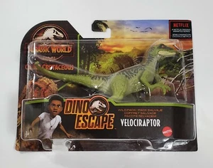 JURASSIC WORLD VELOCIRAPTOR DINOSAUR FIGURE CAMP CRETACEOUS DINO ESCAPE MOSC HTF - Picture 1 of 4