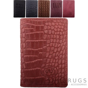 Ladies / Womens Genuine Leather RFID Protected Slim Credit Card / Travel Card - Picture 1 of 25