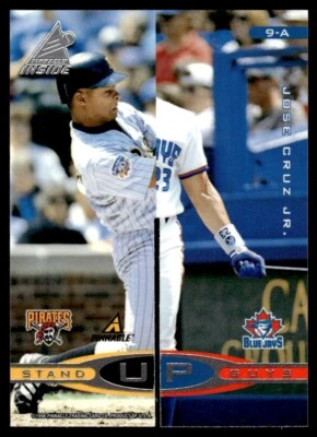 1998 Pinnacle Inside Stand Up Guys Vladimir Guerrero JOSE CRUZ - Image 1 of 2