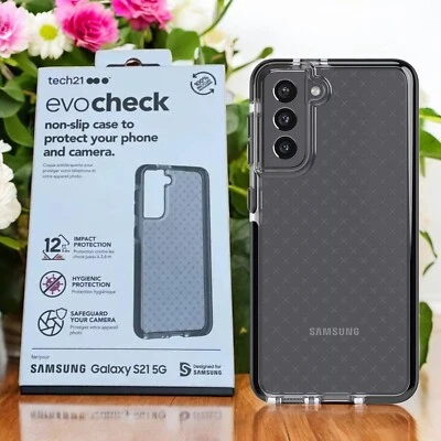 For (Samsung Galaxy S21) Official Genuine Original Tech21 Case Shockproof Cover - Image 1 of 4