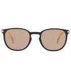 Ermenegildo Zegna Brown Mirror Square Men's Sunglasses EZ0136 02G 54