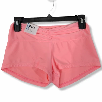 Red Camel Shorts Womens Adult Small Pink Stretch Knit Gathered Front Waistband  - Image 1 of 4