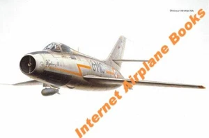 ARTE DE AVIACIÓN DASSAULT MYSTERE IVA FRANCÉS AF EJÉRCITO DEL AIRE ESCUADRÓN DE CAZA - Imagen 1 de 1