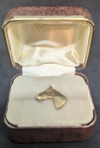 Vtg Krementz Men's Tie Pin 14K Gold Overlay Pre-owned - Picture 1 of 10