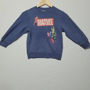 Kid's Size Small Pullover Marvel Iron Man Captain America Spider-man Panther - Picture 1 of 5