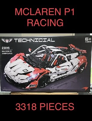 MCLAREN P1 RACING 3318 PIECES 1:8 MANUFACTURER’S BOX UK STOCK - Image 1 of 4