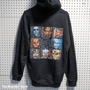 Get Down Art Horror The Stabby Bunch Michael Myers Chucky Sweatshirt Größe Large - Bild 1 von 5