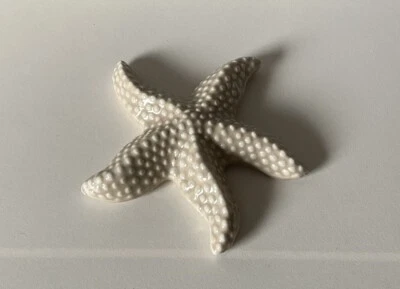 Deko Figur Seestern S Starfish Liegend Keramik Sand Maritim Strand Feeling - Bild 1 von 2