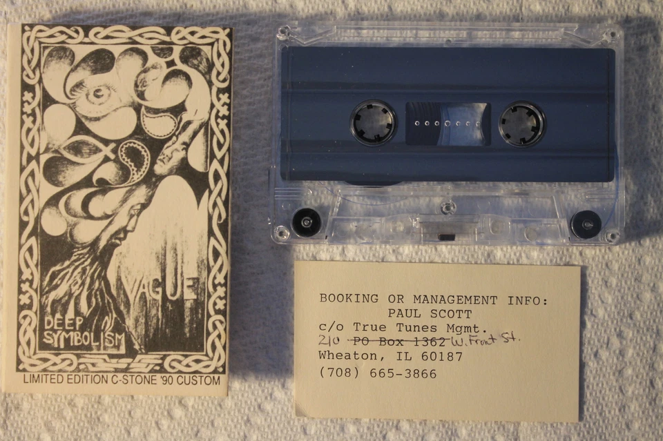 Vague - A Glimpse of Deep Symbolism US orig' #300 private cassette 1990 TESTED - Image 1 of 1