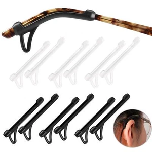 Eyeglasses Ear Grips Sleeve-Upgrade anti-slip Silicone Eyeglasses Temple Tips... - Picture 1 of 7