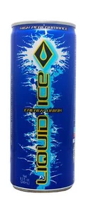 Liquid Ice Energy Drinks Regular Fresh Tasty Beverages Vitamins 8.3Oz Cans 24Pck - Picture 1 of 4