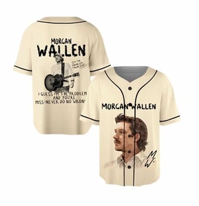 Maglia Baseball I’m The Problem Tour 2025, Morgan Wallen Concert 2025 Jersey - Foto 1 di 5