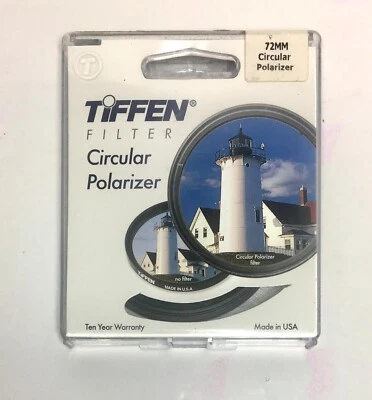 Tiffen 72mm Circular Polarizer Glass Filter - Grade A (72CP) - Image 1 of 4
