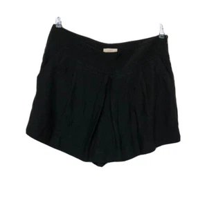 Loft Black Skort Shorts Womens Size 8 With Pockets Casual Or Formal Pleated EUC - Picture 1 of 12