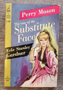 Perry Mason Case of the Substitute Face Erle Stanley Gardner Vtg Pulp Fiction PB - Picture 1 of 3