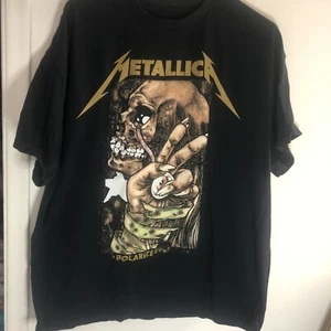 Metallica 2023 M72 Concert Tour Merch Shirt Double Sided Taglia XL - Foto 1 di 9