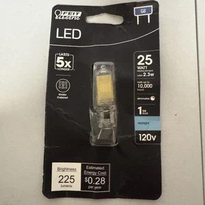 Feit Electric Dimmable LED Light Bulb Daylight Bi-Pin Base 25W Equivalent - Picture 1 of 1