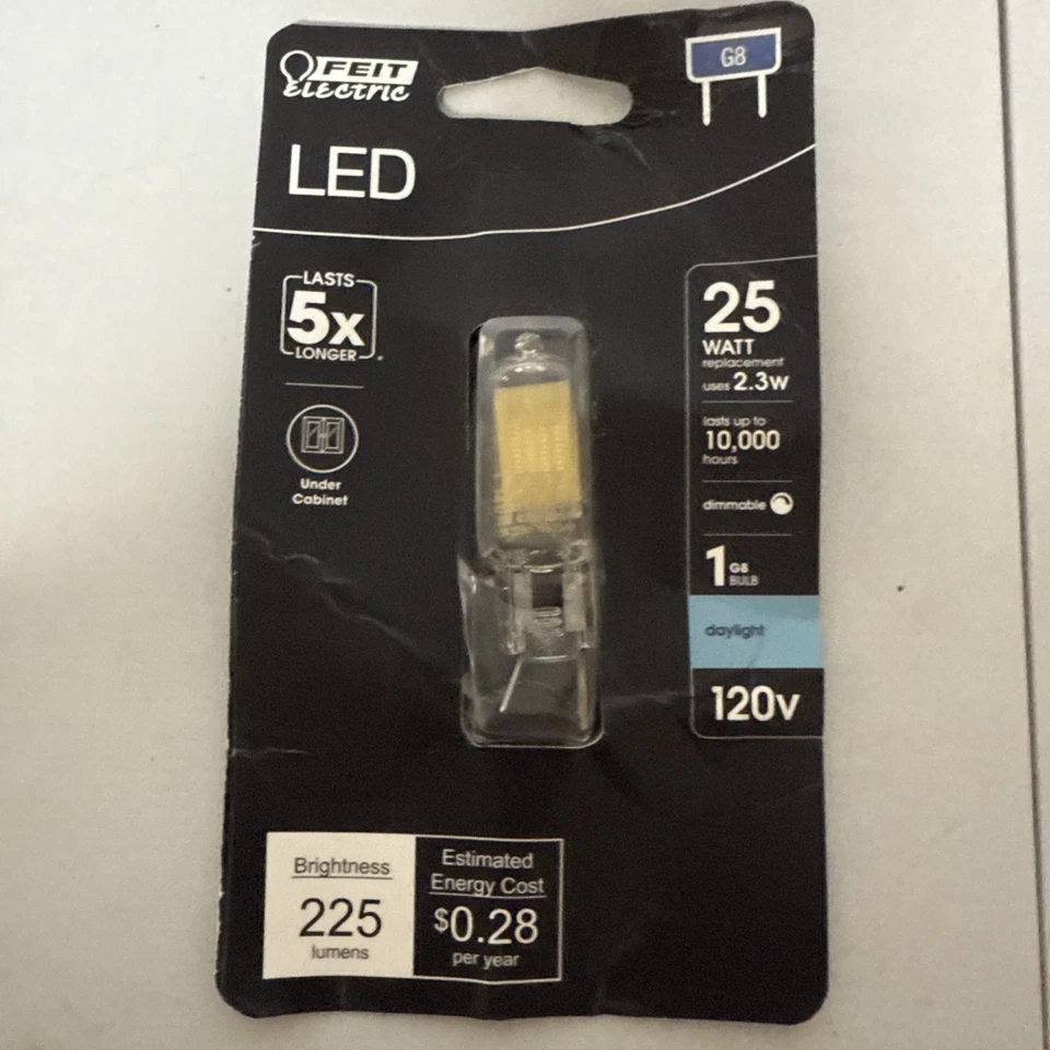 Feit Electric Dimmable LED Light Bulb Daylight Bi-Pin Base 25W Equivalent - Image 1 of 1