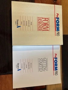 Perform Pro Form Designer Manual Microsoft Windows GEM DOS Vintage - Picture 1 of 13