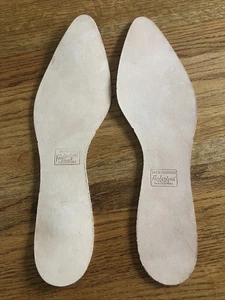 Farberized Solid Leather Insole Boot Mens 12D Cowboy Replacement Sweat Resistant - Picture 1 of 4