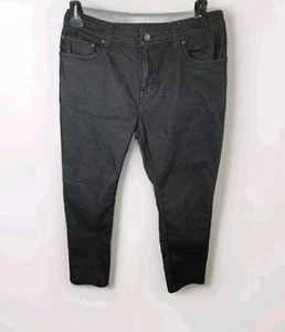 prAna Bridger Jeans Slim Fit Black Denim Pants Men's 34X32 - Picture 1 of 11