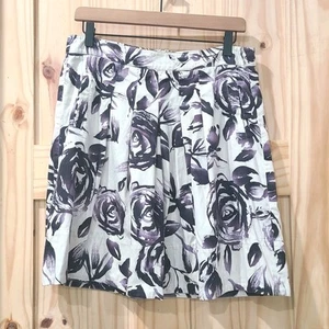 Cabi 465 Rose Plissee Blumen Rock lila elfenbein Cottagecore romantisch Größe 6 - Bild 1 von 10