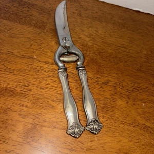 Vintage/Italian/Sterling Silver/ Poultry Shears/ - 10"/gorgeous - Picture 1 of 11