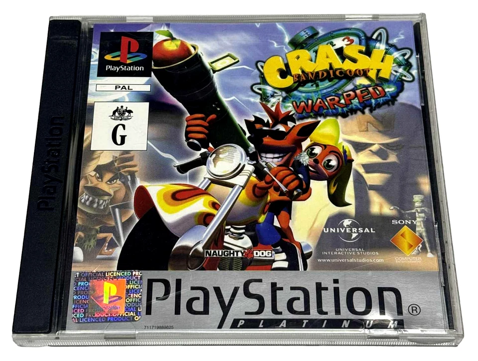 Crash Bandicoot 3 Warped PS1 PS2 PS3 (Platinum) PAL *Complete* #2 - Image 1 of 4