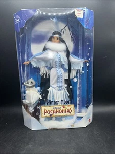 Mattel Disney Sammler Puppen Winter Moon Pocohontas mit Meeko 1999 - Bild 1 von 9