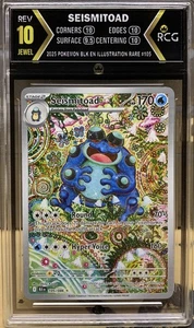 Pokemon Seismitoad RCG 10 IR Illustration Rare 105/086 Black Bolt Holo Card Mint - Picture 1 of 2