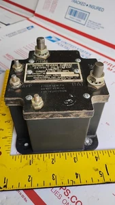 AN3025-1 AIRCRAFT 28V CUTOUT REVERSE CURRENT RELAY TESTED GOOD BELL AIR TRACTOR  - Picture 1 of 10