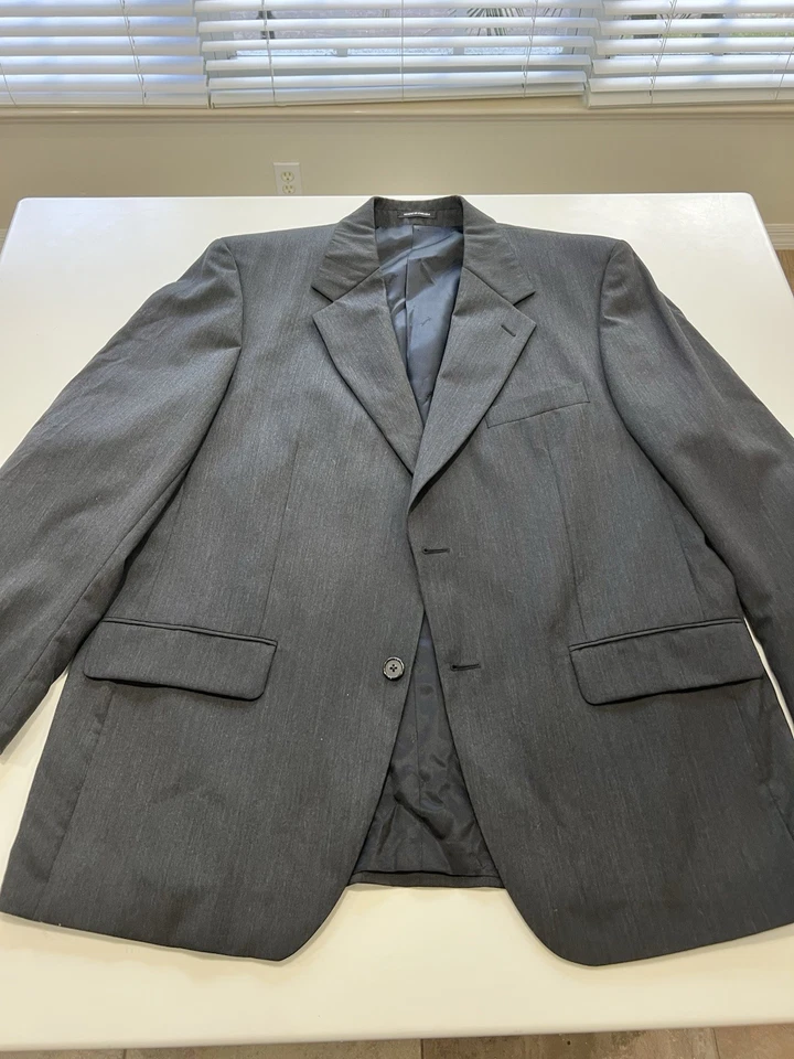 De colección YSL Yves Saint Laurent 46R Negro 100% Lana Hombre Traje Chaqueta Abrigo Deportivo Foto 1 de 4