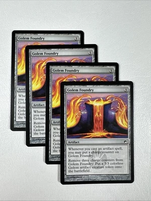 [X4] Golem Foundry - NM/MINT NP Regular #160 Scars of Mirrodin MTG Magic Playset - Image 1 of 2