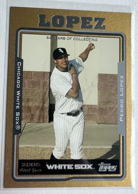 2005 Topps Updates & Highlights - Pedro Lopez #UH251 Gold /2005, White Sox - Image 1 of 2