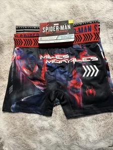 Marvel Spider-man Miles Morales Boys Athletic Boxer Briefs 4-pack Size 8 NWT - Picture 1 of 7