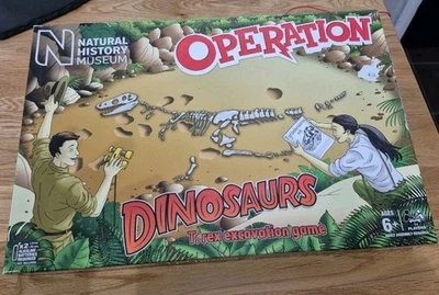 Operation Dinosaurs TRex excavation game Natural History Museum complete - Image 1 of 4