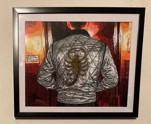 Custom art piece from the movie drive starring Ryan gosling scorpion jacket - Picture 1 of 3