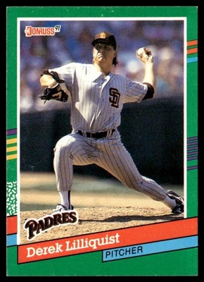 1991 Donruss Derek Lilliquist San Diego Padres #570 - Image 1 of 2